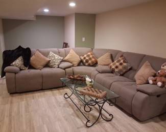 Electric Reclining Sofa Sectional
