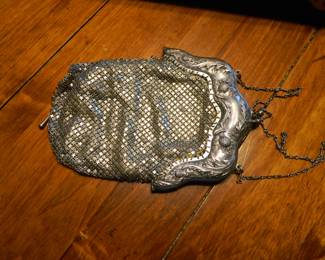 Sterling mesh purse