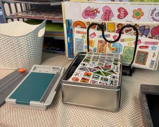 Scrap booking supplies