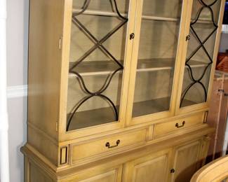 Custom Made Dining Set by Anthony Furniture, Boston, Mass. China Cabinet