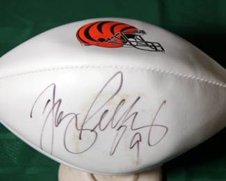 Doug Pelfrey Signed Football
