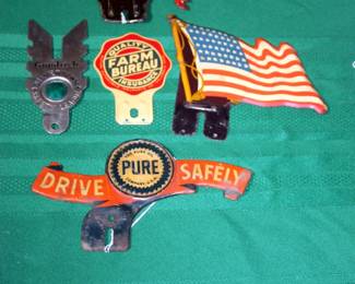 Selection of License Plate Toppers
