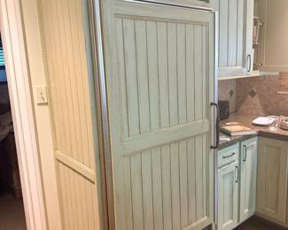 All the custom cabinets in the kitchen