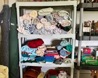 Sheets, Fabric and Christmas Items