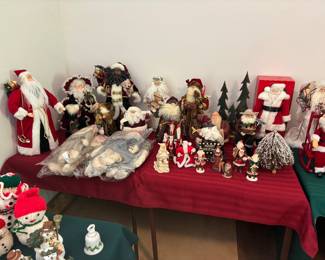 Bedroom full of Vintage Christmas NOS