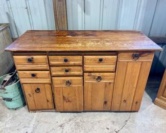 Antique Bakers Table