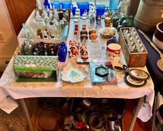 Old Bottles and lots of Salt and Pepper