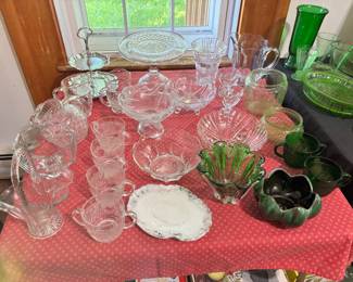 Depression Uranium glass