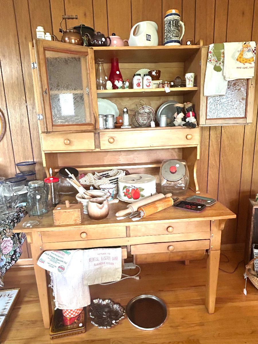 Hoosier style kitchen cabinet