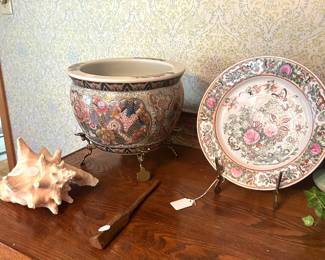 Asian bowl and plate 