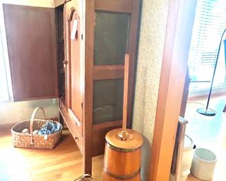 wood butter churn 