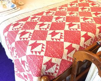 Bear Paw pattern handmade quit 