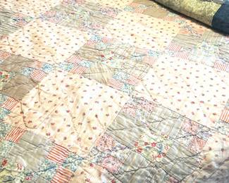 hand made patchwork quilt 