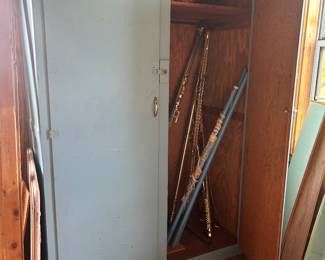 blue cabinet 