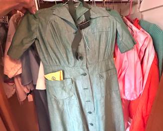 Girl Scouts clothing and tams 
