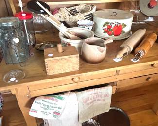 butter mold, McCoy pouring pitcher 