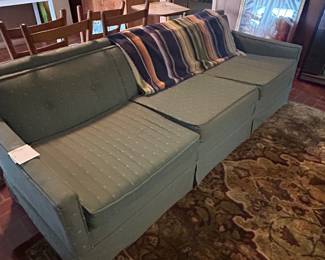 green sofa
