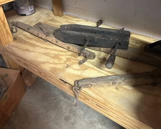 Antique harness yoke 