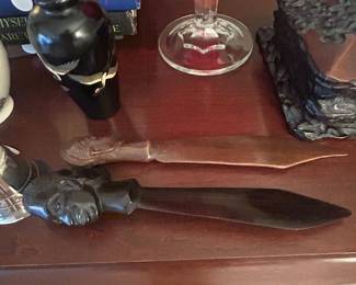 hand carved letter openers 