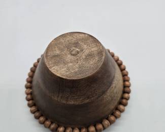 Bottom of Wooden bowl