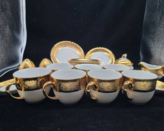 detail of china set