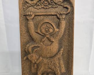 Hand wood carving from Norway