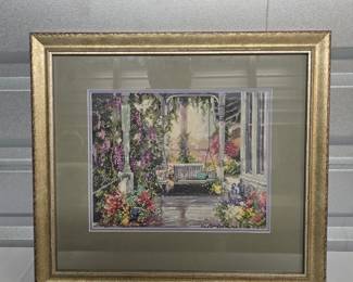 porch swing painting