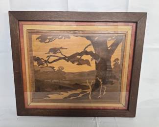 brown painting