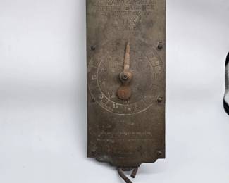 Vintage circular spring scale
