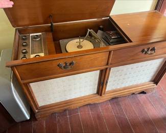 Built in record player