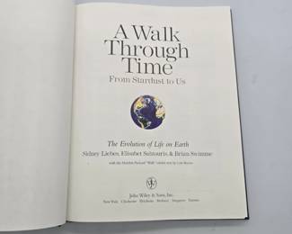 A walk through time book