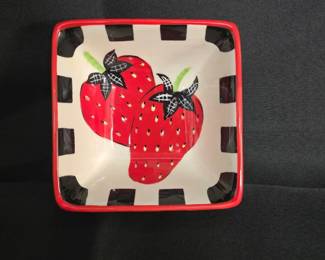 strawberry dish