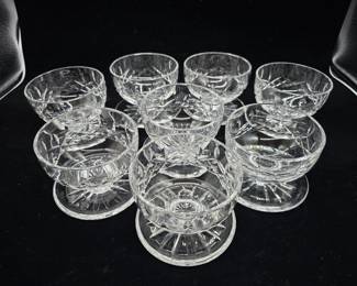 crystal dessert cups