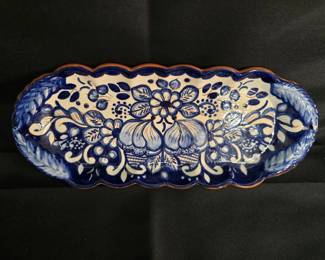 blue tray