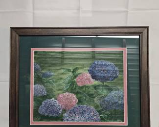 hydrangeas framed