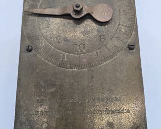 Vintage circular spring scale