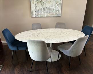 mid century style MCM dining table