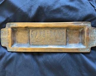 This is a Tiffany pen tray holder, marked on the reverse with "1755".