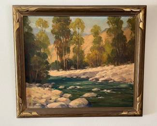 This painting is by Walter Farrington Moses.