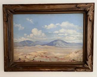 Here we have an American southwest landscape by F. M. Moore, or Frank Montague Moore.