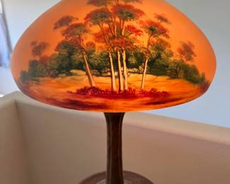 Speaking of lamps, this table lamp will also start some conversations.
