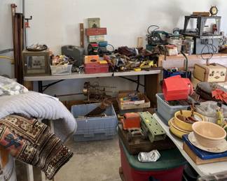 There are so many items in the garage (which opens at 1 PM on Thursday) it is hard to list everything.