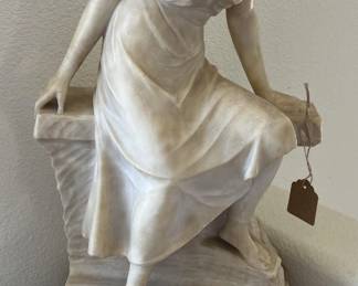 And likewise for this statue; I think it is alabaster.  I'm open for corrections.