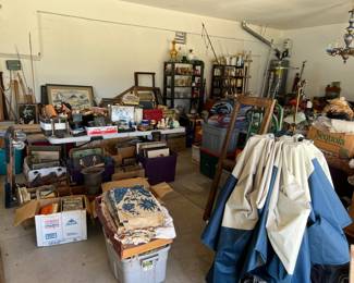 It is tricky to see everything in a photo like this.  You'll just have to come to the sale.