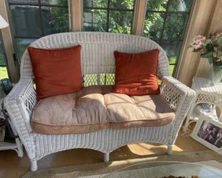 Wicker couch