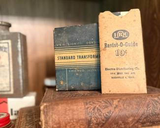 Antique books & vintage radio/electronics advertising booklets