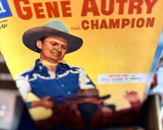 Vintage Gene Autry and Champion Dell comic
