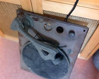 Vintage antique radio speaker