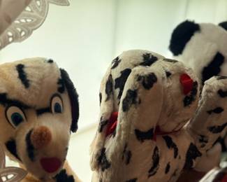 Vintage plush dalmatian stuffed animals