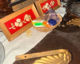 Small trinket boxes and brass shell mold